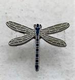 Leuke broche, pin, de Blauwe watersnuffel, Ophalen, Overige materialen, Blauw, Minder dan 4 cm