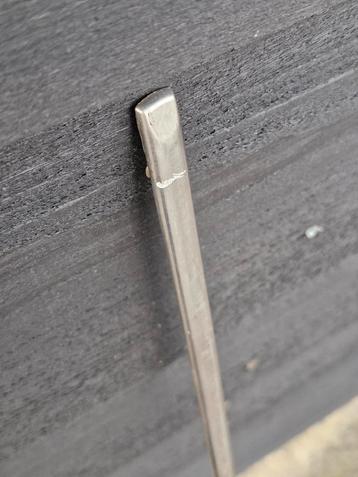 Peugeot 404 chrome strip, spatbord rechtsvoor. beschikbaar voor biedingen