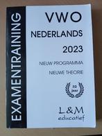Examentraining Vwo Nederlands 2023 9789054894445, Ophalen of Verzenden, Zo goed als nieuw, VWO, Nederlands