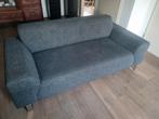 Montel Bank 2-3 Zits Antraciet + RVS poten., Ophalen, Gebruikt, 150 tot 200 cm, Driepersoons