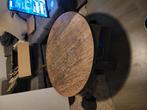 Massieve houten salontafel, Huis en Inrichting, Tafels | Salontafels, Ophalen, Gebruikt, Minder dan 50 cm, 100 tot 150 cm