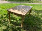 Leuke 4 persoons oud grenen eettafel whitewash behandeld, Ophalen, Gebruikt