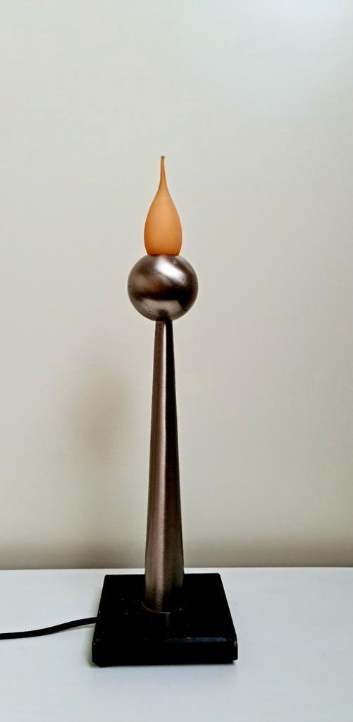 Quasar Jan Pauwels tafellamp sfeerlamp Moonlamp natuursteen, Huis en Inrichting, Lampen | Tafellampen, Gebruikt, Minder dan 50 cm
