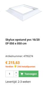 Skylux lichtkoepel daglicht 30x30, Ophalen, Minder dan 80 cm, Minder dan 80 cm, Nieuw