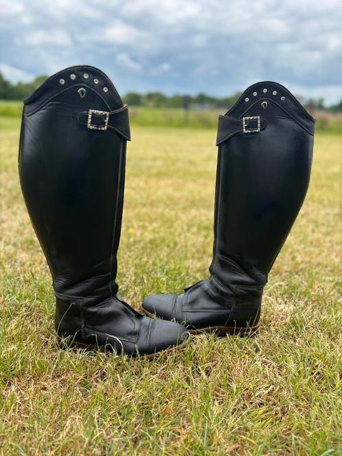 Zwarte derby rijlaarzen voetmaat 39, Dieren en Toebehoren, Paardrijkleding, Zo goed als nieuw, Dames, Schoeisel, Dressuur, Ophalen of Verzenden