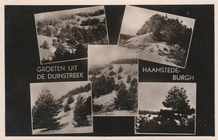 BURGH HAAMSTEDE Duinstreek Groeten, Verzamelen, Ansichtkaarten | Nederland, Ongelopen, Zeeland, 1940 tot 1960, Verzenden
