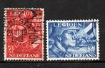 344 Nvph 402-403 legioenzegels 1942 gebruikt zie scan., Postzegels en Munten, Postzegels | Nederland, Ophalen of Verzenden, Na 1940