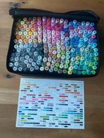 Ohuhu Alcohol Markers 216 Set, Hobby en Vrije tijd, Tekenen, Ophalen of Verzenden, Nieuw, Potlood of Stift
