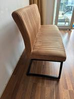 Eetkamerbank cognac kleur, Ophalen, Gebruikt, Minder dan 75 cm, Tweepersoons