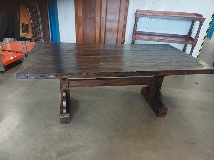 massief eikenhoute klooster tafel, Antiek en Kunst, Antiek | Meubels | Tafels, Ophalen of Verzenden