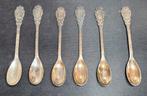 Set 6 antieke zilveren theelepeltjes 833 provincies, Antiek en Kunst, Ophalen of Verzenden, Zilver