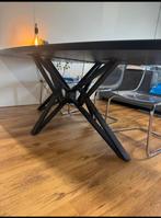 Tafel 120x220 - Stalen Spinnenpoot - Nette Staat, Huis en Inrichting, Tafels | Eettafels, Ophalen, Gebruikt, 100 tot 150 cm, 200 cm of meer