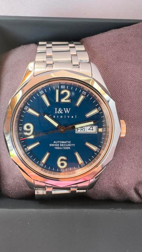 Nette weinig gedragen en mooie lopende autom. Heren horloge, Sieraden, Tassen en Uiterlijk, Horloges | Heren, Zo goed als nieuw