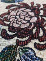 Grand foulard bloemen paars blauw groen 155/150, Huis en Inrichting, Woonaccessoires | Plaids en Woondekens, Gebruikt, Etten-Leur