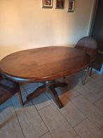 Eikenhouten Eettafel - Prachtige Tafel!, Ophalen, Gebruikt, 100 tot 150 cm, 50 tot 100 cm