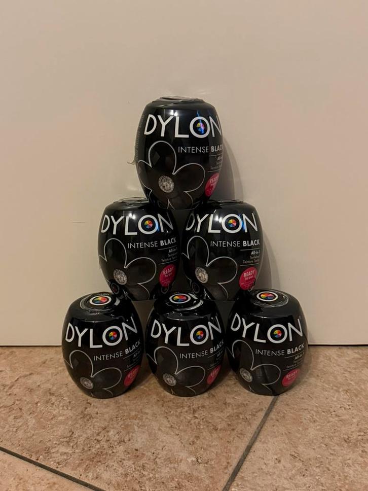 Dylon | Intense Black zwart | 6 stuks | textielverf, Hobby en Vrije tijd, Naaien en Fournituren, Nieuw, Ophalen of Verzenden