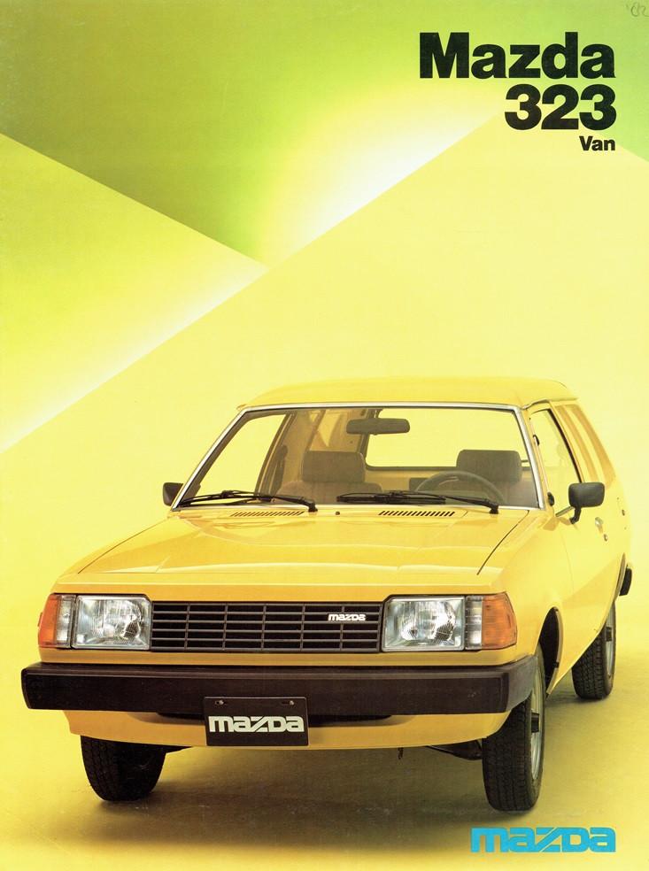 Folder Mazda 323 Van (1982), Boeken, Auto's | Folders en Tijdschriften, Gelezen, Mazda, Verzenden