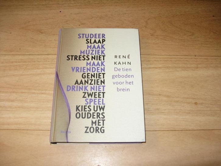 René Kahn - De tien geboden voor het brein, Boeken, Psychologie, Gelezen, Ophalen of Verzenden