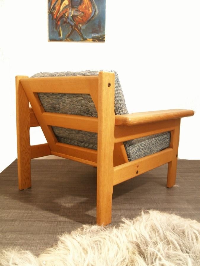 Deens vintage fauteuil - Laboremus Viborg mid century design, Gebruikt, -, -, 75 tot 100 cm