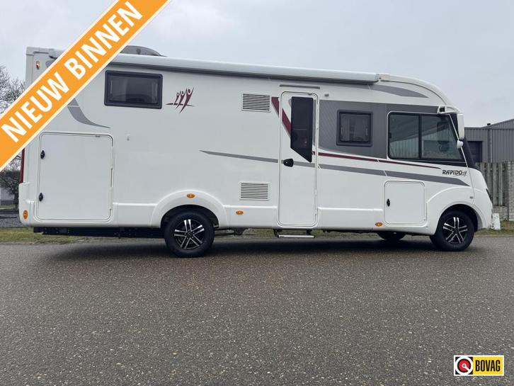 Prachtige in nieuwstaat Rapido 886 F Queensbed Hefbed trekh, Caravans en Kamperen, Campers, Bedrijf, tot en met 4, Integraal, Rapido