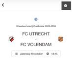 2x FC Utrecht - FC Volendam, Twee personen