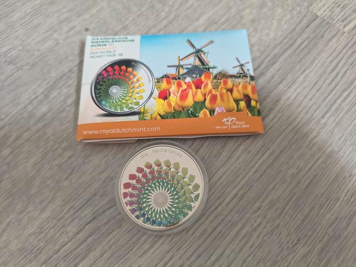 Nederland Erepenning World Money Fair 2018, Postzegels en Munten, Munten | Nederland, Euro's, Koningin Beatrix, Ophalen of Verzenden