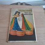 Antiek blik reclamebord textielverven 1936, Ophalen of Verzenden, Gebruikt, Reclamebord