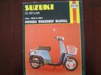 Suzuki CL50 Love 1983 - 1984 werkplaatsboek manual, Fietsen en Brommers, Handleidingen en Instructieboekjes, Verzenden