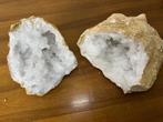 Bergkristal geode (9) 13 kg, 30x24x20 prachtstuk, Ophalen of Verzenden, Mineraal