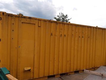 Goedkope 20 ft/6m opslag/schuil container gebruikt beschikbaar voor biedingen