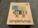 Simplehuman zeepdispenser RSV Dubbel - Nieuw, Ophalen of Verzenden, Nieuw, Overige typen