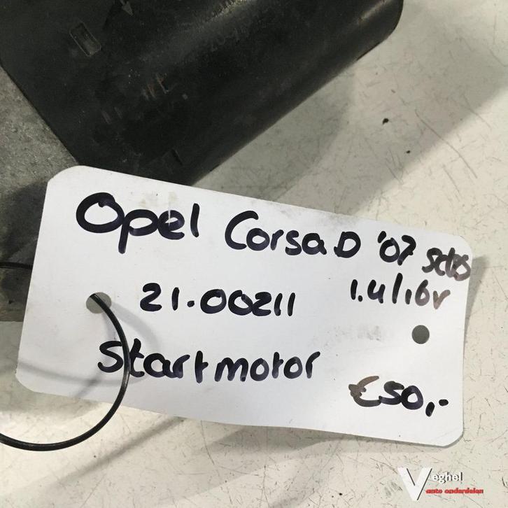 Opel Corsa D 1.4 16v 5 drs 2007 Wagennr 2100211     Startmot, Auto-onderdelen, Motor en Toebehoren, Gebruikt, Ophalen of Verzenden