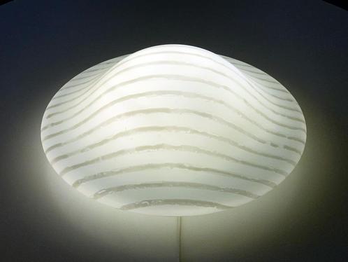 XL Vintage Peill & Putzler wandlamp plafondlamp Kenia Zebra, Huis en Inrichting, Lampen | Wandlampen, Gebruikt, Glas, Ophalen of Verzenden