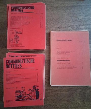 Communistische Notities, 1968 t/m 1977 beschikbaar voor biedingen