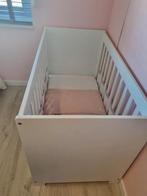 Ledikant Wood wit te koop incl. matras Panter wit met topper, Kinderen en Baby's, Babywiegjes en Ledikanten, Ledikant, Ophalen of Verzenden