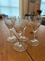 4 kristallen likeur glaasjes, Antiek en Kunst, Ophalen of Verzenden