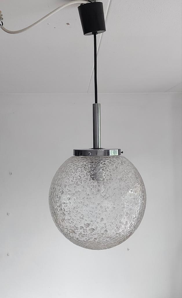 Hoffmeister Leuchten hanglamp bubble, Huis en Inrichting, Lampen | Hanglampen, Gebruikt, Minder dan 50 cm, Glas, Ophalen of Verzenden