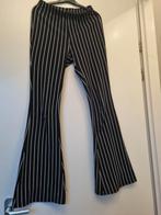 Zwart wit Gestreepte flair broek, Ophalen of Verzenden, Zo goed als nieuw, Zwart, Lang