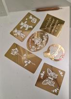 6 mallen voor embossing + pen, Hobby en Vrije tijd, Kaarten | Zelf maken, Verzenden, Zo goed als nieuw, Kerst, Pons of Mal