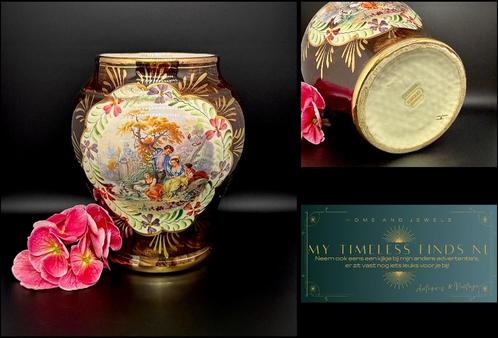 Vintage H Bequet vaas Belgium - K3AKP, Antiek en Kunst, Antiek | Vazen, Ophalen of Verzenden