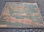 wandkaart Nederlandsch Oost-indie 1921, Ophalen, Gelezen, 1800 tot 2000, Landkaart