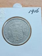 Gulden 1916, Postzegels en Munten, Munten | Nederland, Ophalen of Verzenden, Koningin Wilhelmina, 1 gulden