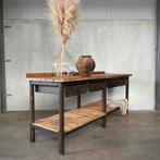 Industriële werkbank, oude toonbank, dressoir, industrieel, Antiek en Kunst, Ophalen