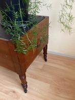 Antieke mahonie wijnkoeler / bijzettafel, Antiek en Kunst, Ophalen