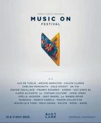 Music on ticket weekend/zondag 10 en 11 mei, Eén persoon