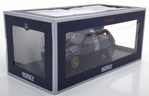 Renault Clio Williams 1993 Blauw Schaal 1:18 Norev 185230, Hobby en Vrije tijd, Modelauto's | 1:18, Nieuw, Auto, Norev, Ophalen of Verzenden