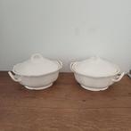 Wedgwood Queen's Ware Plain dekschalen, twee stuks., Nieuw, Ophalen of Verzenden, Schaal of Schalen, Wedgwood