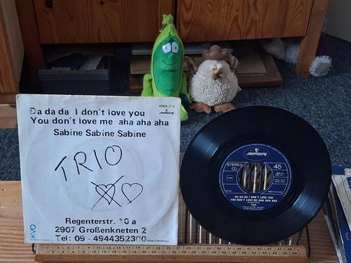 Trio-Da da da(T) 1 euro vaste prijs, Cd's en Dvd's, Vinyl Singles, Zo goed als nieuw, Single, Pop, 7 inch, Verzenden