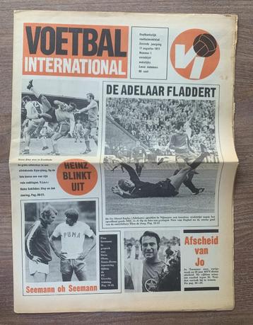 Voetbal International VI Div. tijdschriften uit 1971 € 5 beschikbaar voor biedingen