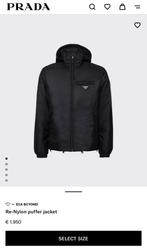 Prada Re-Nylon puffer jacket, Kleding | Heren, Jassen | Winter, Zwart, Ophalen of Verzenden, Zo goed als nieuw, Prada